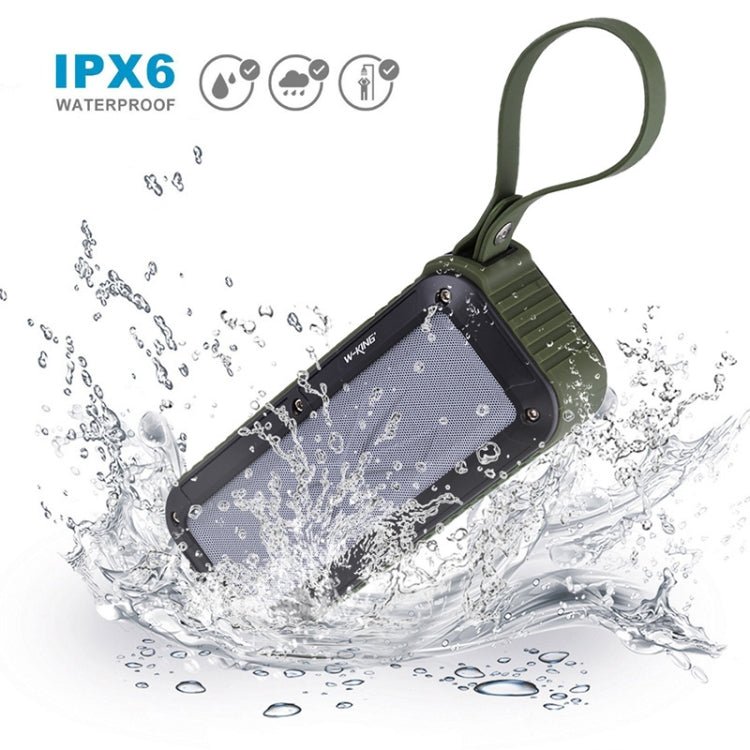 Colunas W-KING S20 IPX6 impermeáveis Coluna Bluetooth portátil NFC para exterior/duche/bicicleta Rádio FM