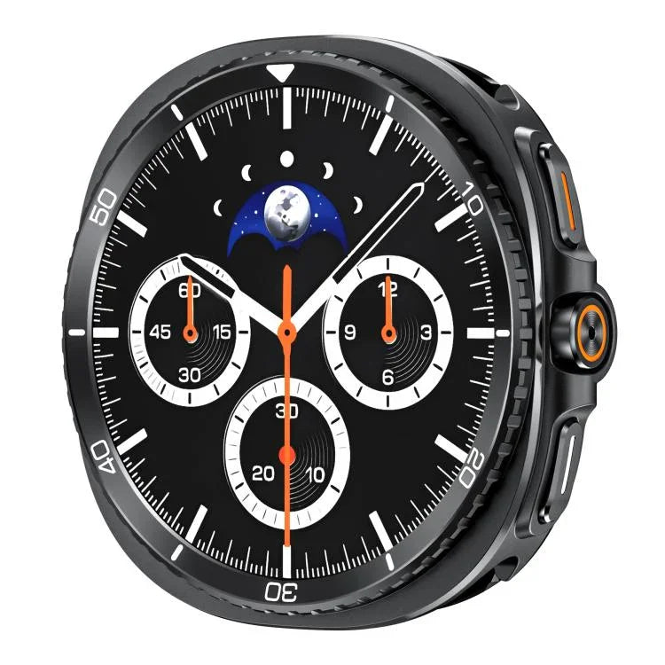 Transform Into Watch8 Classic Metal Watch Protective Cover, For Samsung Galaxy Watch8 44mm, For Samsung Galaxy Watch8 40mm