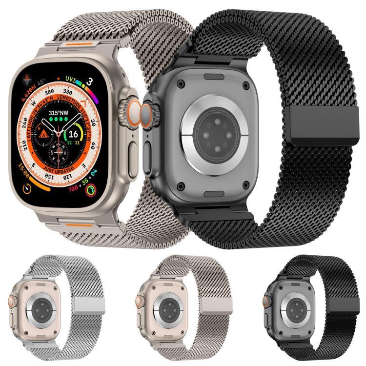 Pulseira Magnética Milanesa Vitality Coarse Mesh, Para Apple Watch 42 / 44 / 45 / 46 / 49mm