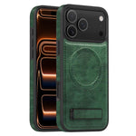 Capa para telemóvel MagSafe PU com suporte multifunções, para iPhone 17 Pro Max, para iPhone 17 Pro, para iPhone 17, para iPhone Air