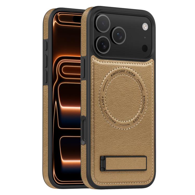 Capa para telemóvel MagSafe PU com suporte multifunções, para iPhone 17 Pro Max, para iPhone 17 Pro, para iPhone 17, para iPhone Air