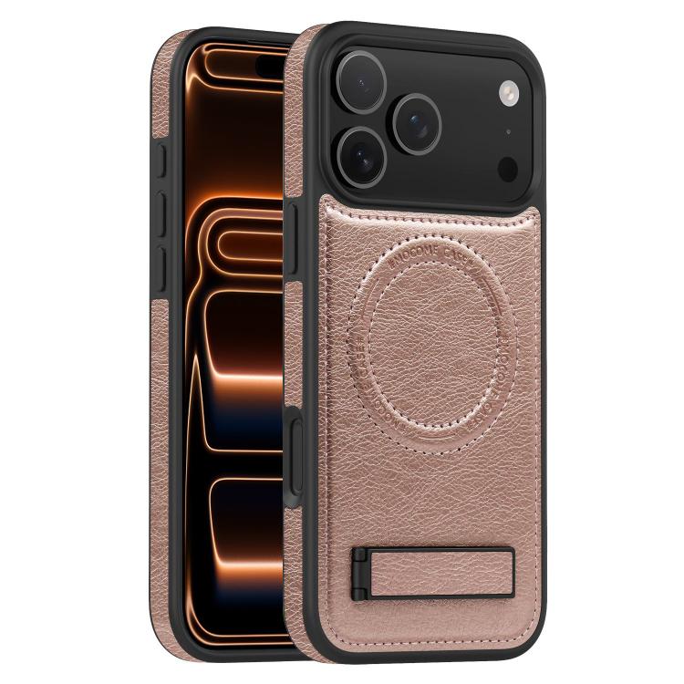 Capa para telemóvel MagSafe PU com suporte multifunções, para iPhone 17 Pro Max, para iPhone 17 Pro, para iPhone 17, para iPhone Air