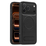 Capa para telemóvel MagSafe PU com suporte multifunções, para iPhone 17 Pro Max, para iPhone 17 Pro, para iPhone 17, para iPhone Air