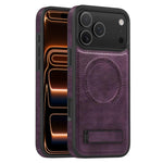 Capa para telemóvel MagSafe PU com suporte multifunções, para iPhone 17 Pro Max, para iPhone 17 Pro, para iPhone 17, para iPhone Air