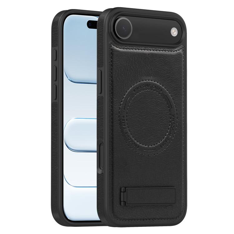 Capa para telemóvel MagSafe PU com suporte multifunções, para iPhone 17 Pro Max, para iPhone 17 Pro, para iPhone 17, para iPhone Air