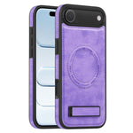 Capa para telemóvel MagSafe PU com suporte multifunções, para iPhone 17 Pro Max, para iPhone 17 Pro, para iPhone 17, para iPhone Air