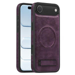 Capa para telemóvel MagSafe PU com suporte multifunções, para iPhone 17 Pro Max, para iPhone 17 Pro, para iPhone 17, para iPhone Air