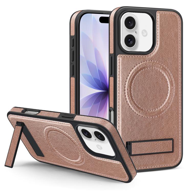 Capa para telemóvel MagSafe PU com suporte multifunções, para iPhone 17 Pro Max, para iPhone 17 Pro, para iPhone 17, para iPhone Air
