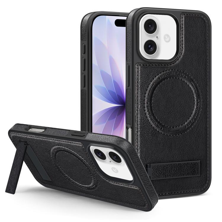 Capa para telemóvel MagSafe PU com suporte multifunções, para iPhone 17 Pro Max, para iPhone 17 Pro, para iPhone 17, para iPhone Air