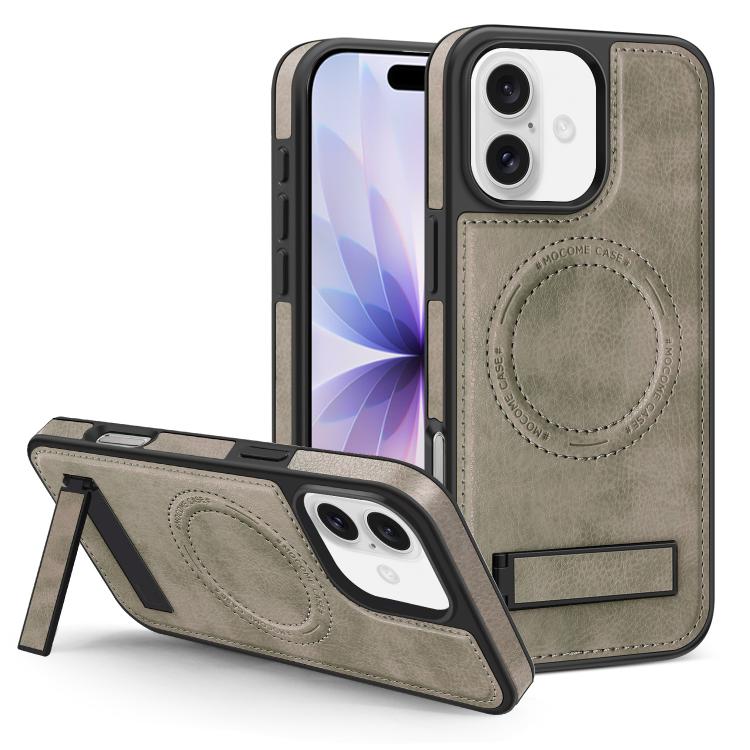 Capa para telemóvel MagSafe PU com suporte multifunções, para iPhone 17 Pro Max, para iPhone 17 Pro, para iPhone 17, para iPhone Air