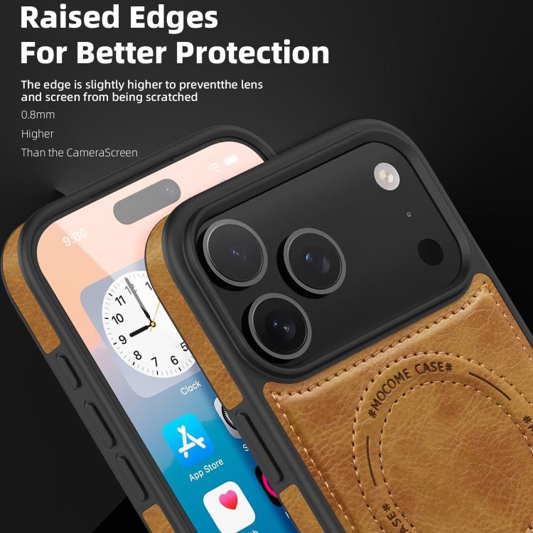 Capa para telemóvel MagSafe PU com suporte multifunções, para iPhone 17 Pro Max, para iPhone 17 Pro, para iPhone 17, para iPhone Air