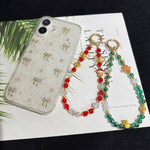 Colar de Cristal da Fortuna e Água Auspiciosa, Vermelho, Verde