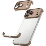 Capa de Telemóvel TPU Ultra-fina Sem Moldura com Airbags nos Quatro Cantos e Filme para Lente, Antichoque, Para iPhone 17 Pro Max, Para iPhone 17 Pro, Para iPhone 17, Para iPhone Air