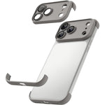 Capa de Telemóvel TPU Ultra-fina Sem Moldura com Airbags nos Quatro Cantos e Filme para Lente, Antichoque, Para iPhone 17 Pro Max, Para iPhone 17 Pro, Para iPhone 17, Para iPhone Air