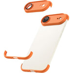 Capa de Telemóvel TPU Ultra-fina Sem Moldura com Airbags nos Quatro Cantos e Filme para Lente, Antichoque, Para iPhone 17 Pro Max, Para iPhone 17 Pro, Para iPhone 17, Para iPhone Air