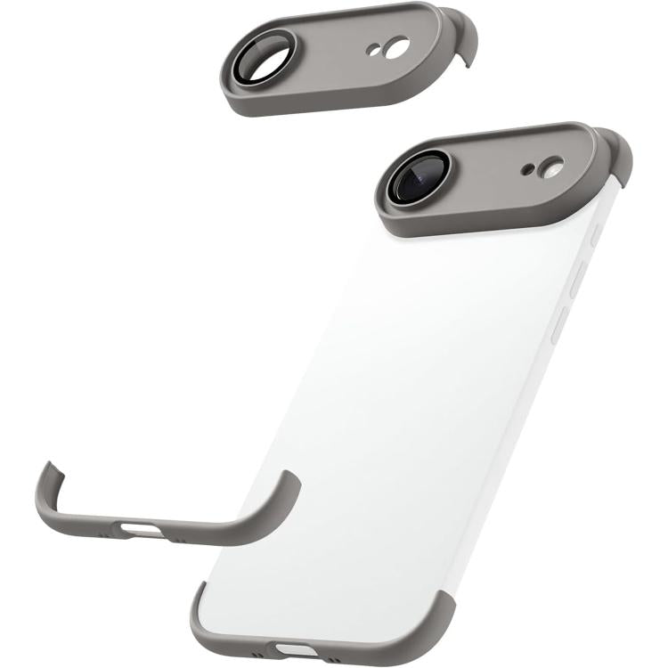 Capa de Telemóvel TPU Ultra-fina Sem Moldura com Airbags nos Quatro Cantos e Filme para Lente, Antichoque, Para iPhone 17 Pro Max, Para iPhone 17 Pro, Para iPhone 17, Para iPhone Air