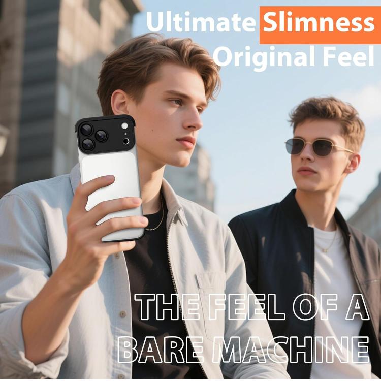 Capa de Telemóvel TPU Ultra-fina Sem Moldura com Airbags nos Quatro Cantos e Filme para Lente, Antichoque, Para iPhone 17 Pro Max, Para iPhone 17 Pro, Para iPhone 17, Para iPhone Air