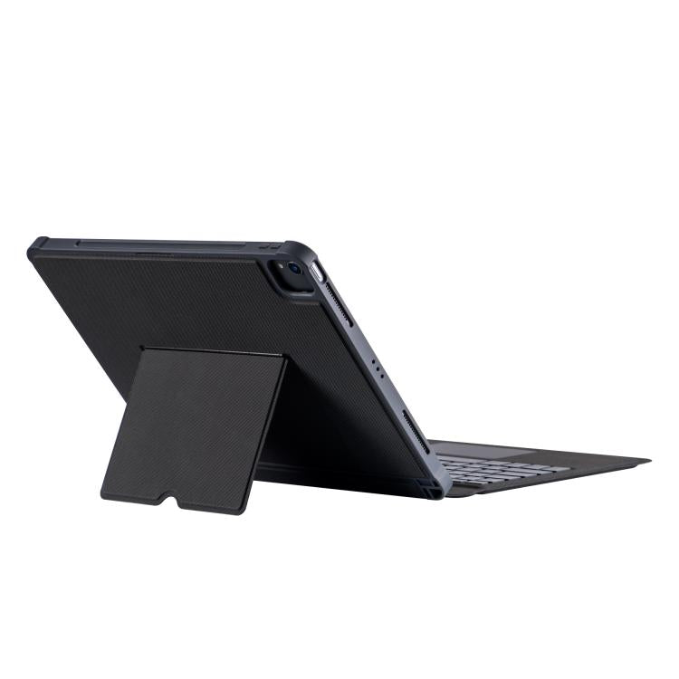 Capa Protetora com Airbag nos Quatro Cantos e Teclado Bluetooth Retroiluminado Dividido Magnético, Para iPad Air 13 2025 / 2024 / Pro 12.9
