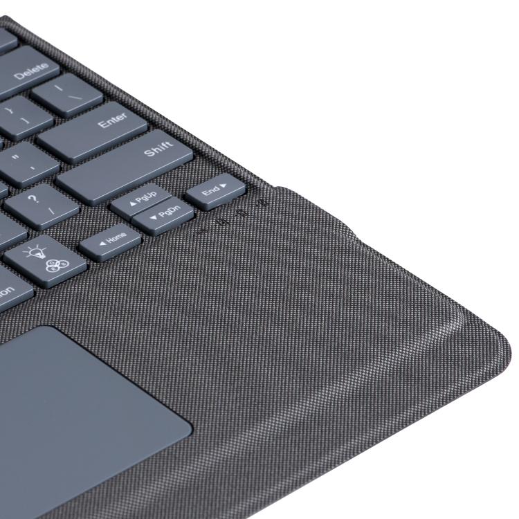Capa Protetora com Airbag nos Quatro Cantos e Teclado Bluetooth Retroiluminado Dividido Magnético, Para iPad Air 13 2025 / 2024 / Pro 12.9