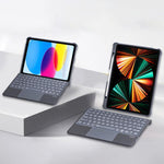 Capa Protetora com Airbag nos Quatro Cantos e Teclado Bluetooth Retroiluminado Dividido Magnético, Para iPad Air 13 2025 / 2024 / Pro 12.9