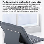 Capa Protetora com Airbag nos Quatro Cantos e Teclado Bluetooth Retroiluminado Dividido Magnético, Para iPad Air 13 2025 / 2024 / Pro 12.9