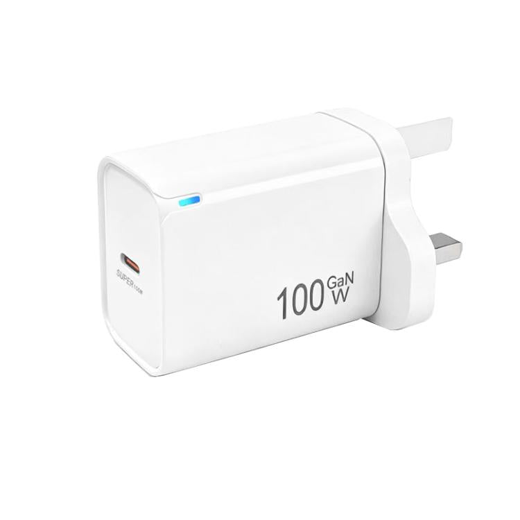 Carregador TE-PD46 GaN 100W PD 45W Protocolo Totalmente Compatível, Ficha UK