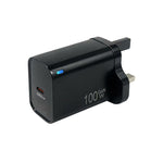 Carregador TE-PD46 GaN 100W PD 45W Protocolo Totalmente Compatível, Ficha UK