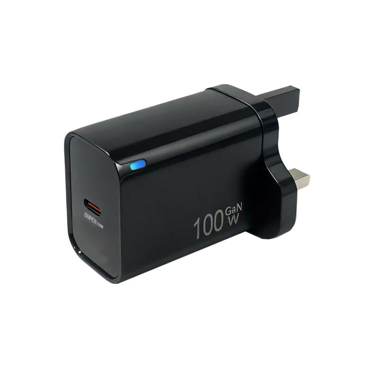 Carregador TE-PD46 GaN 100W PD 45W Protocolo Totalmente Compatível, Ficha UK