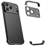 Capa de Telemóvel Ultra-fina Sem Moldura em Liga de Titânio com Proteção nos Quatro Cantos, Para iPhone 17 Pro Max, Para iPhone 17 Pro, Para iPhone 17, Para iPhone Air