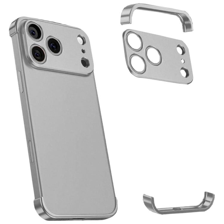 Capa de Telemóvel Ultra-fina Sem Moldura em Liga de Titânio com Proteção nos Quatro Cantos, Para iPhone 17 Pro Max, Para iPhone 17 Pro, Para iPhone 17, Para iPhone Air