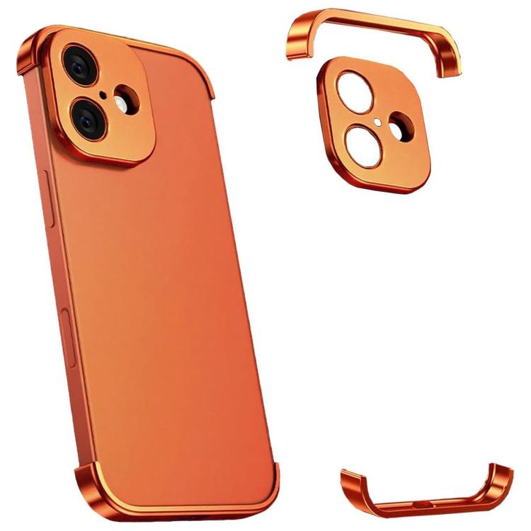 Capa de Telemóvel Ultra-fina Sem Moldura em Liga de Titânio com Proteção nos Quatro Cantos, Para iPhone 17 Pro Max, Para iPhone 17 Pro, Para iPhone 17, Para iPhone Air