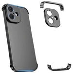 Capa de Telemóvel Ultra-fina Sem Moldura em Liga de Titânio com Proteção nos Quatro Cantos, Para iPhone 17 Pro Max, Para iPhone 17 Pro, Para iPhone 17, Para iPhone Air