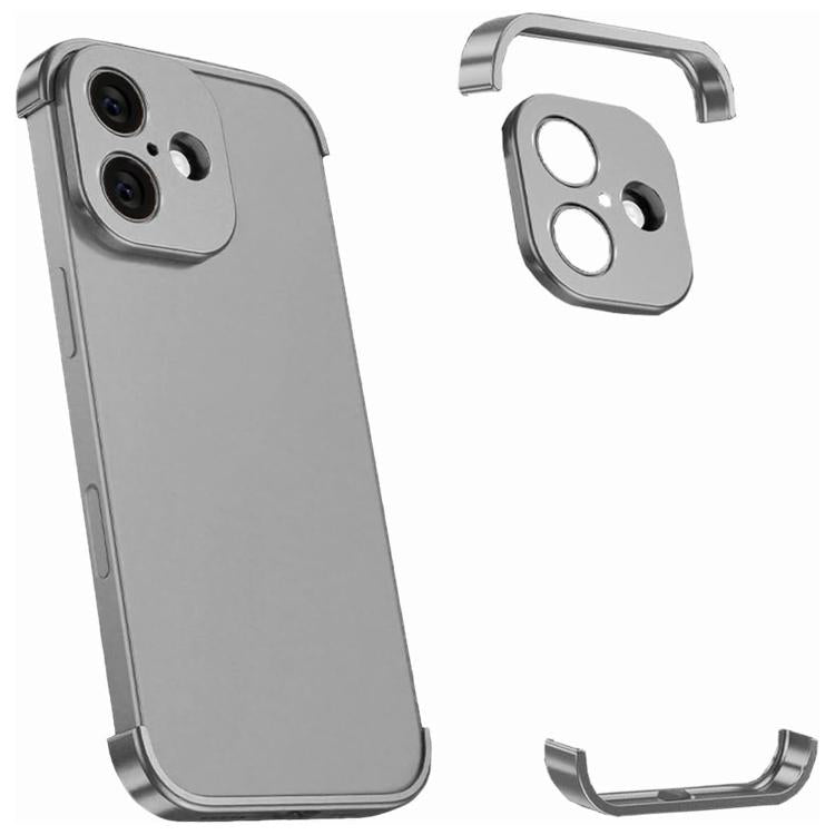 Capa de Telemóvel Ultra-fina Sem Moldura em Liga de Titânio com Proteção nos Quatro Cantos, Para iPhone 17 Pro Max, Para iPhone 17 Pro, Para iPhone 17, Para iPhone Air
