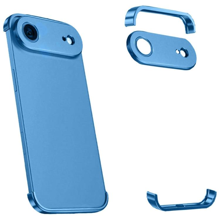 Capa de Telemóvel Ultra-fina Sem Moldura em Liga de Titânio com Proteção nos Quatro Cantos, Para iPhone 17 Pro Max, Para iPhone 17 Pro, Para iPhone 17, Para iPhone Air