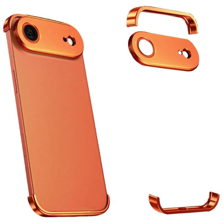 Capa de Telemóvel Ultra-fina Sem Moldura em Liga de Titânio com Proteção nos Quatro Cantos, Para iPhone 17 Pro Max, Para iPhone 17 Pro, Para iPhone 17, Para iPhone Air