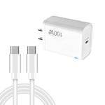 Carregador TE-PD46 GaN 100W PD 45W Totalmente Compatível com Cabo de Dados Type-C para Type-C, Ficha US