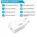 Carregador TE-PD46 GaN 100W PD 45W Totalmente Compatível com Cabo de Dados Type-C para Type-C, Ficha UE