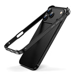 Capa de Telemóvel com Estrutura em Metal e Silicone, Proteção Quádrupla nos Cantos, Amortecimento e Refrigeração, Para iPhone 17 Pro Max, Para iPhone 17 Pro, Para iPhone 17, Para iPhone Air