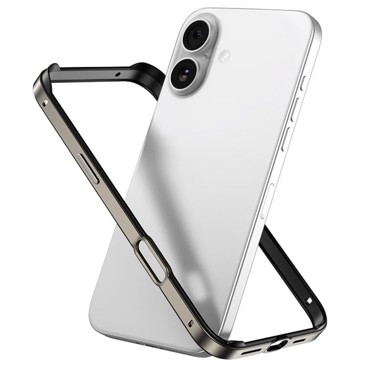 Capa de Telemóvel com Estrutura em Metal e Silicone, Proteção Quádrupla nos Cantos, Amortecimento e Refrigeração, Para iPhone 17 Pro Max, Para iPhone 17 Pro, Para iPhone 17, Para iPhone Air