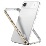 Capa de Telemóvel com Estrutura em Metal e Silicone, Proteção Quádrupla nos Cantos, Amortecimento e Refrigeração, Para iPhone 17 Pro Max, Para iPhone 17 Pro, Para iPhone 17, Para iPhone Air