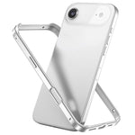 Capa de Telemóvel com Estrutura em Metal e Silicone, Proteção Quádrupla nos Cantos, Amortecimento e Refrigeração, Para iPhone 17 Pro Max, Para iPhone 17 Pro, Para iPhone 17, Para iPhone Air