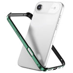 Capa de Telemóvel com Estrutura em Metal e Silicone, Proteção Quádrupla nos Cantos, Amortecimento e Refrigeração, Para iPhone 17 Pro Max, Para iPhone 17 Pro, Para iPhone 17, Para iPhone Air