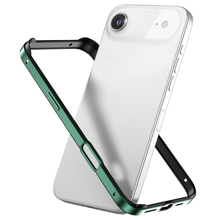 Capa de Telemóvel com Estrutura em Metal e Silicone, Proteção Quádrupla nos Cantos, Amortecimento e Refrigeração, Para iPhone 17 Pro Max, Para iPhone 17 Pro, Para iPhone 17, Para iPhone Air