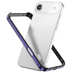 Capa de Telemóvel com Estrutura em Metal e Silicone, Proteção Quádrupla nos Cantos, Amortecimento e Refrigeração, Para iPhone 17 Pro Max, Para iPhone 17 Pro, Para iPhone 17, Para iPhone Air