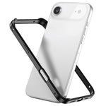 Capa de Telemóvel com Estrutura em Metal e Silicone, Proteção Quádrupla nos Cantos, Amortecimento e Refrigeração, Para iPhone 17 Pro Max, Para iPhone 17 Pro, Para iPhone 17, Para iPhone Air