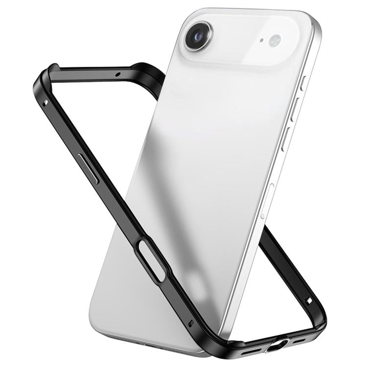 Capa de Telemóvel com Estrutura em Metal e Silicone, Proteção Quádrupla nos Cantos, Amortecimento e Refrigeração, Para iPhone 17 Pro Max, Para iPhone 17 Pro, Para iPhone 17, Para iPhone Air