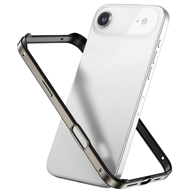 Capa de Telemóvel com Estrutura em Metal e Silicone, Proteção Quádrupla nos Cantos, Amortecimento e Refrigeração, Para iPhone 17 Pro Max, Para iPhone 17 Pro, Para iPhone 17, Para iPhone Air
