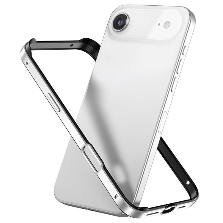 Capa de Telemóvel com Estrutura em Metal e Silicone, Proteção Quádrupla nos Cantos, Amortecimento e Refrigeração, Para iPhone 17 Pro Max, Para iPhone 17 Pro, Para iPhone 17, Para iPhone Air