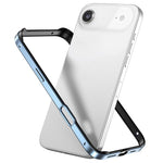 Capa de Telemóvel com Estrutura em Metal e Silicone, Proteção Quádrupla nos Cantos, Amortecimento e Refrigeração, Para iPhone 17 Pro Max, Para iPhone 17 Pro, Para iPhone 17, Para iPhone Air