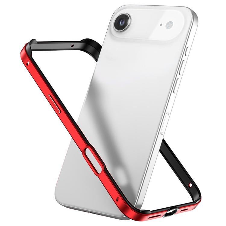 Capa de Telemóvel com Estrutura em Metal e Silicone, Proteção Quádrupla nos Cantos, Amortecimento e Refrigeração, Para iPhone 17 Pro Max, Para iPhone 17 Pro, Para iPhone 17, Para iPhone Air